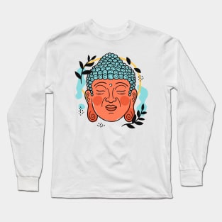 Buddha portrait Long Sleeve T-Shirt